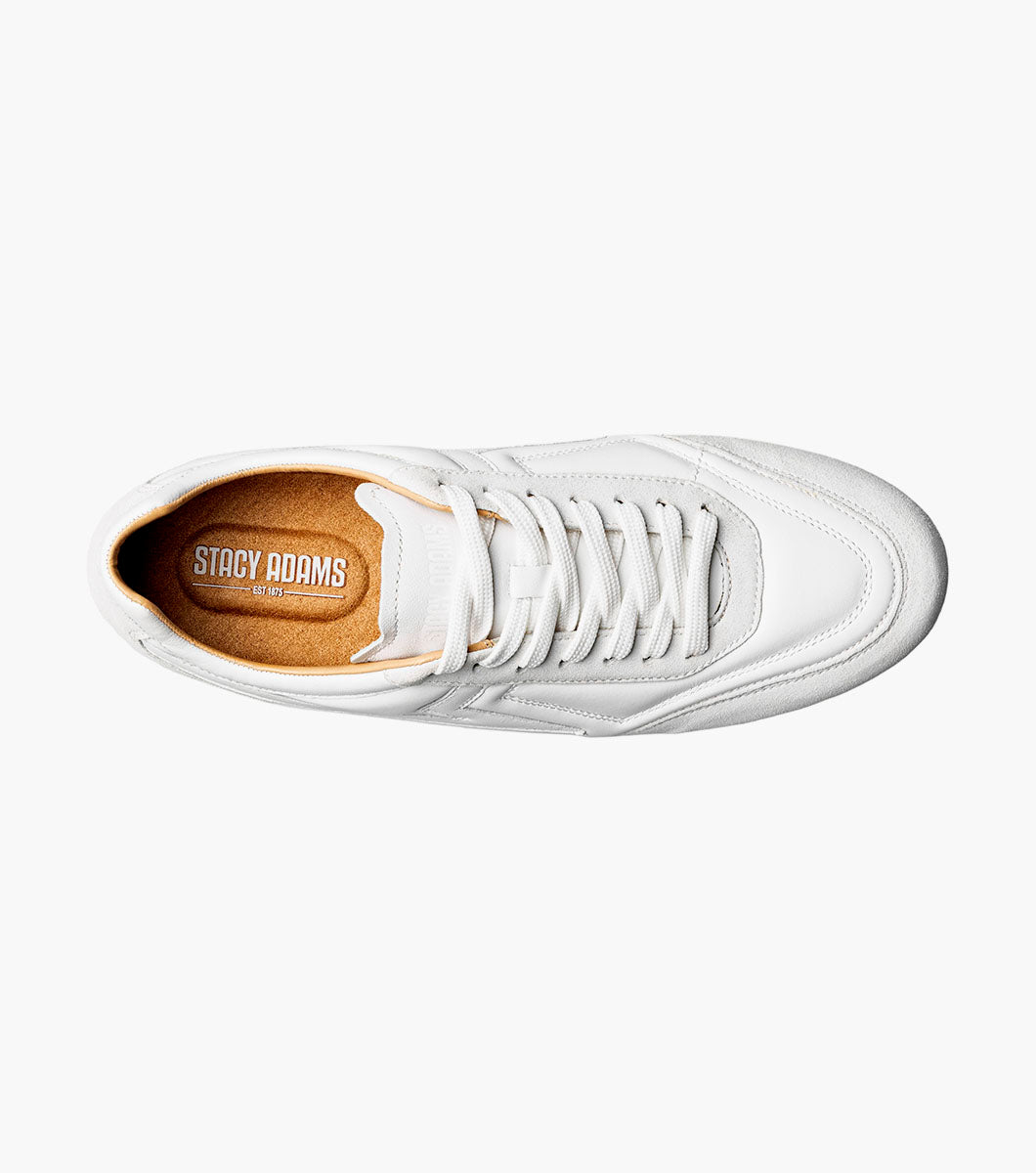 Stacy Adams ACTION 150 Sporty Lace Up White by Stacy Adams Shoes