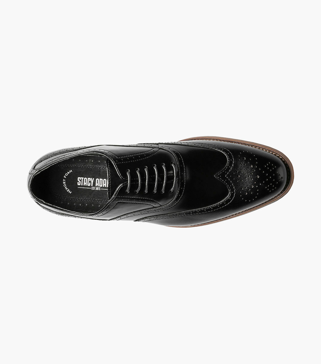 Stacy Adams DUNBAR Wingtip Oxford Black by Stacy Adams Shoes