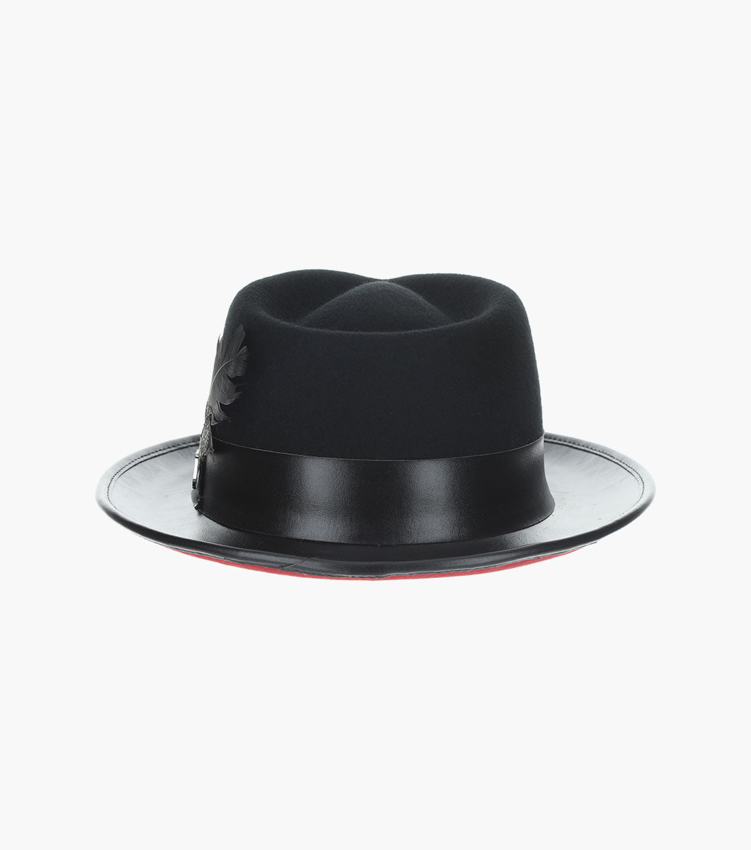 PROVO FEDORA Wool Felt Pinch Front Hat