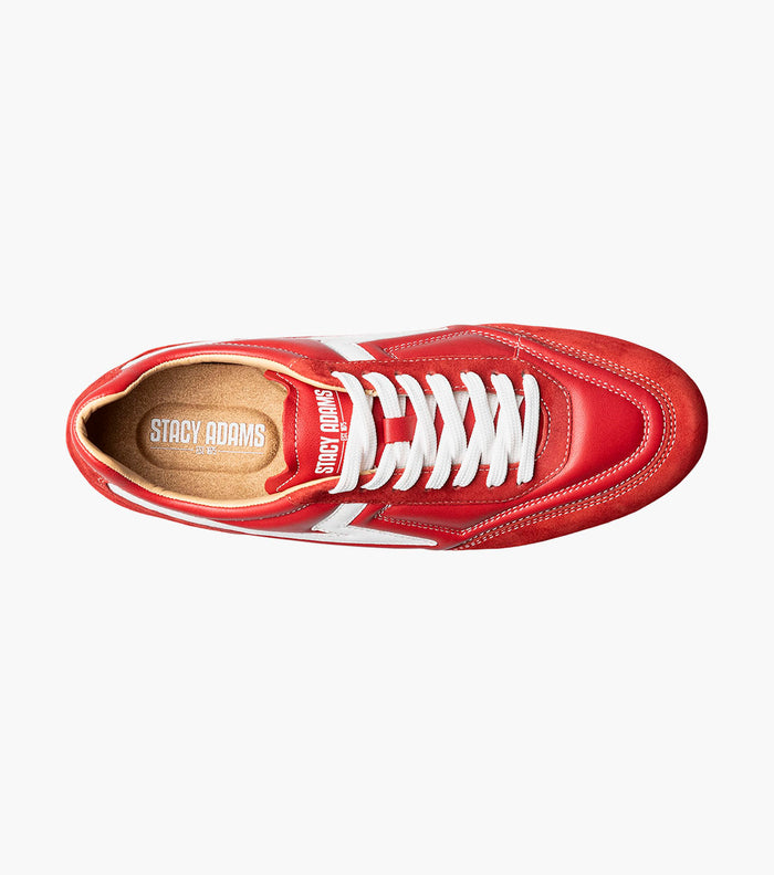 Stacy Adams ACTION 150 Sporty Lace Up Red by Stacy Adams Shoes