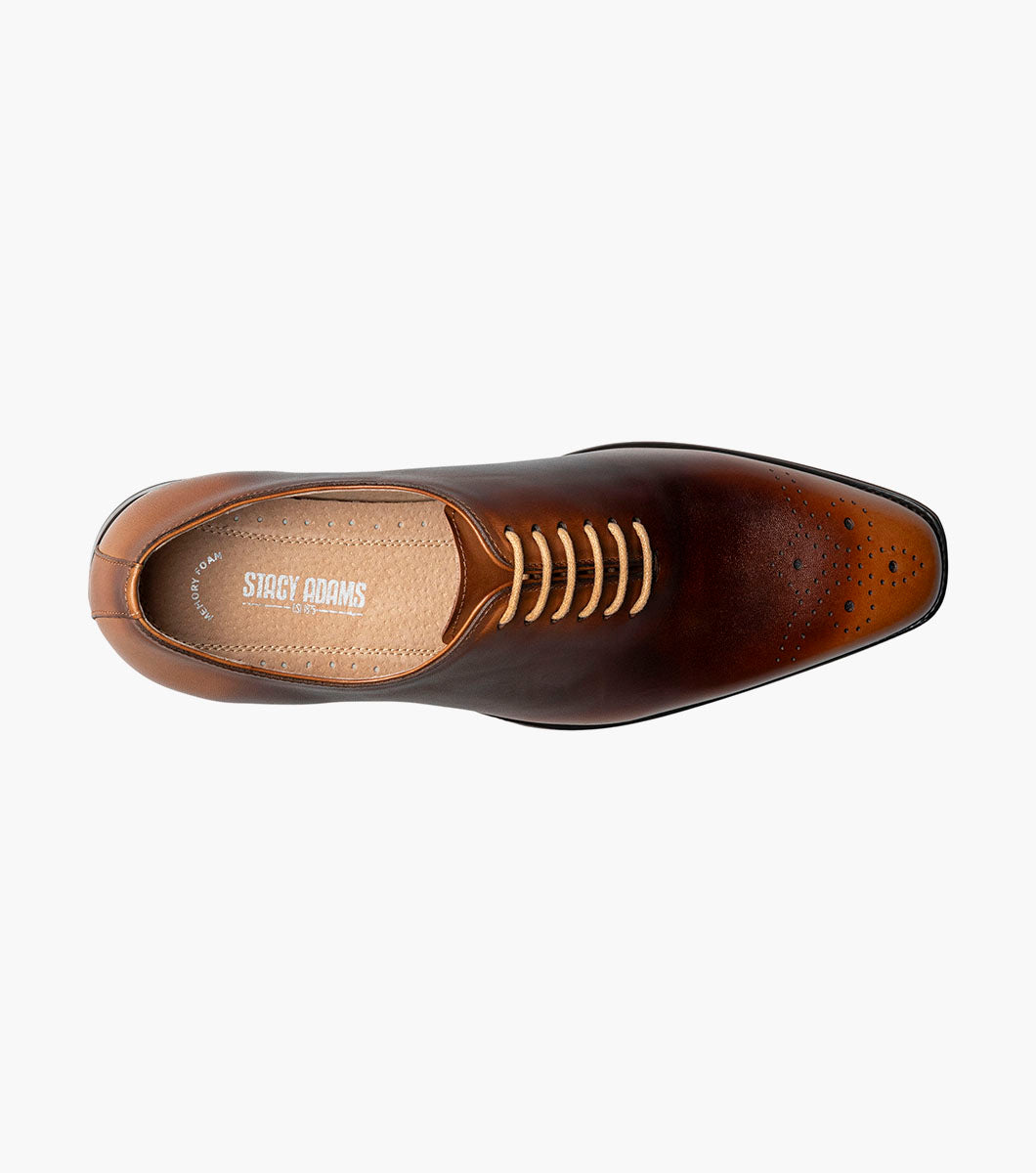 Stacy Adams HALLQUIST Plain Toe Oxford Toffee by Stacy Adams Shoes