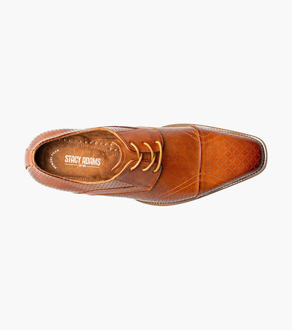 Stacy Adams HOBSON Cap Toe Oxford Tan by Stacy Adams Shoes