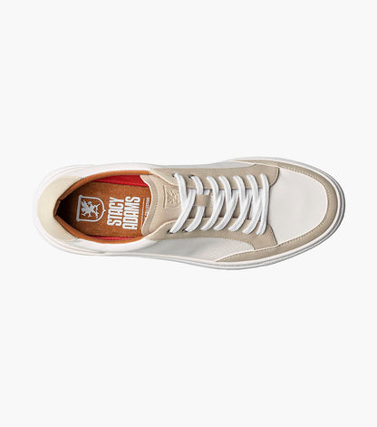 Stacy Adams DORIAN Lace To Toe Sneaker White by Stacy Adams Shoes