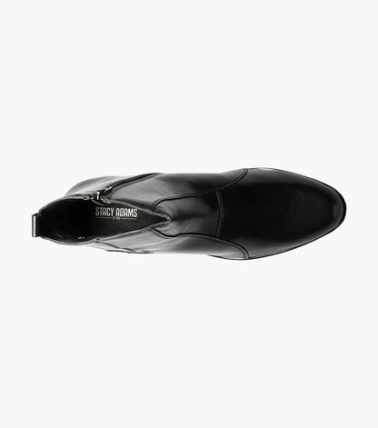 Stacy Adams SANTOS Side Zip Boot Black by Stacy Adams Shoes