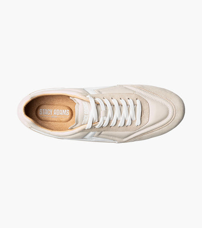 Stacy Adams ACTION 150 Sporty Lace Up Cream by Stacy Adams Shoes