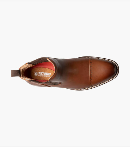 Stacy Adams MAURY Cap Toe Chelsea Boot Chocolate by Stacy Adams Shoes