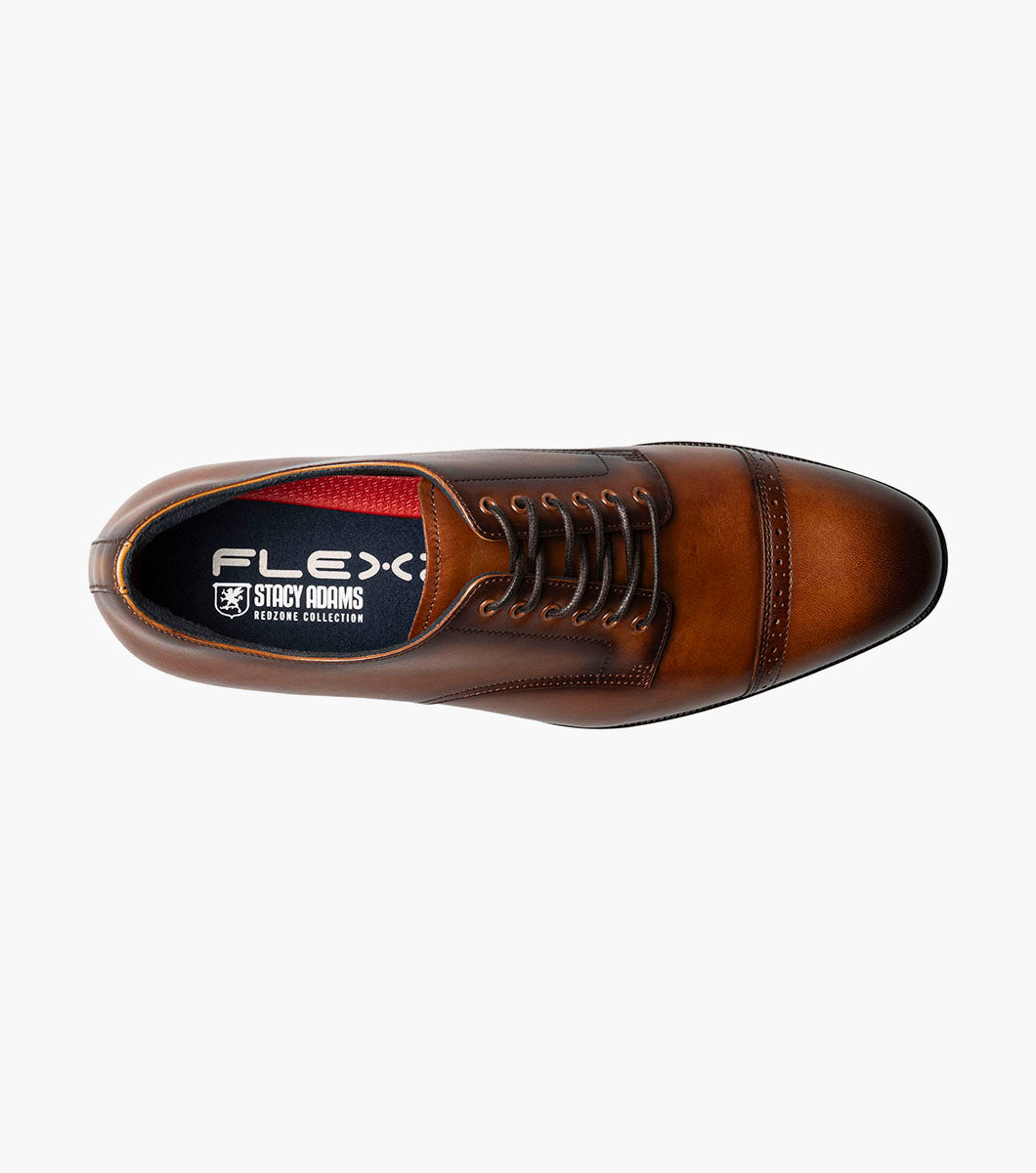 Stacy Adams WILLIAM Cap Toe Oxford Tan by Stacy Adams Shoes