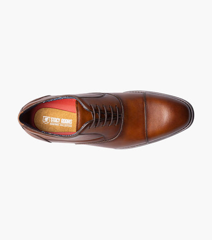 Stacy Adams KALLUM Cap Toe Oxford Cognac by Stacy Adams Shoes
