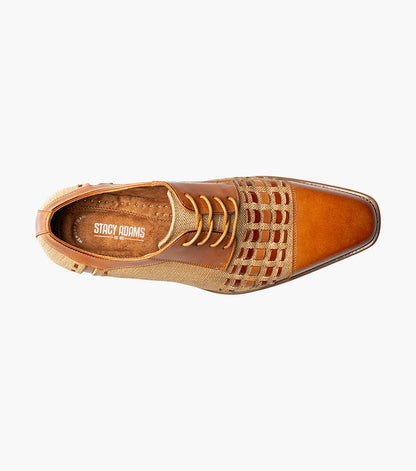 Stacy Adams HALSTEAD Cap Toe Oxford Tan Multi by Stacy Adams Shoes