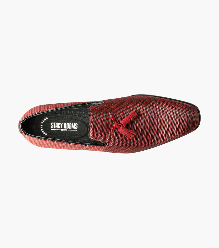 Stacy Adams TAZEWELL Plain Toe Tassel Slip On by Stacy Adams Shoes