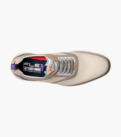 Stacy Adams Everidge Plain Toe Elastic Lace Up by Stacy Adams Shoes