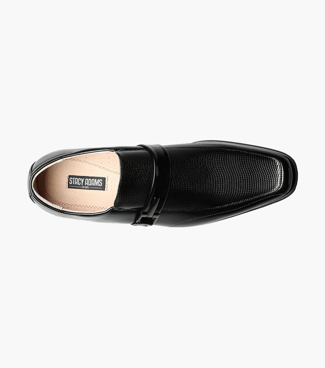 Stacy Adams BEAU Moc Toe Loafer Black by Stacy Adams Shoes