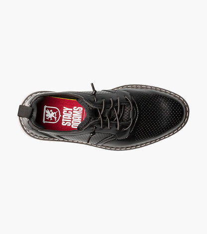 Stacy Adams Kids Sync Plain Toe Elastic Lace Up by Stacy Adams Shoes