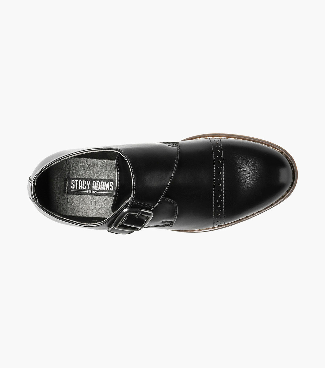 Stacy Adams Kids Desmond Cap Toe Monk Strap by Stacy Adams Shoes