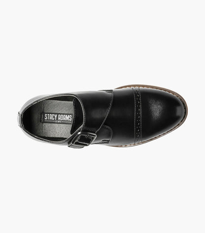 Stacy Adams Kids Desmond Cap Toe Monk Strap by Stacy Adams Shoes
