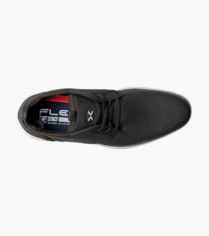 Stacy Adams EASTMONT Plain Toe Elastic Lace Chukka Boot Black by Stacy Adams Shoes