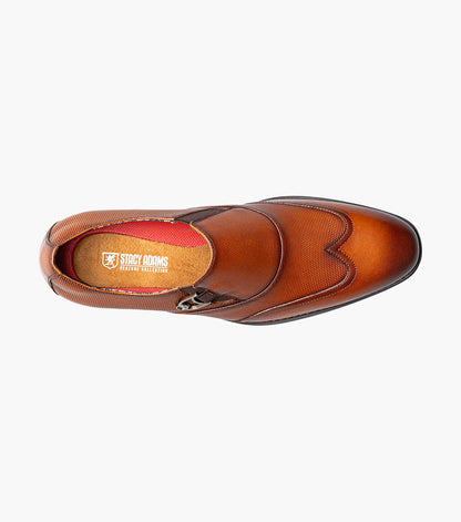 Stacy Adams Lockwood Wingtip Ornament Slip On by Stacy Adams Shoes