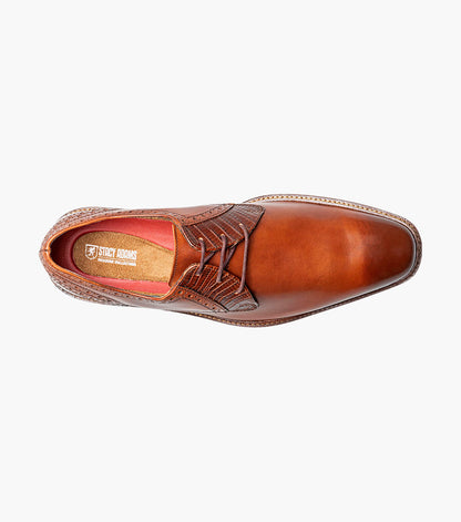 Stacy Adams GIORGETTI Plain Toe Oxford Cognac by Stacy Adams Shoes