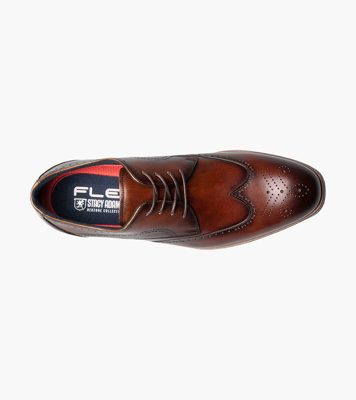 Stacy Adams BRAYDEN Wingtip Oxford Brown by Stacy Adams Shoes