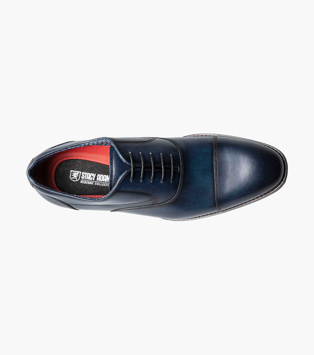Stacy Adams KALLUM Cap Toe Oxford Navy by Stacy Adams Shoes