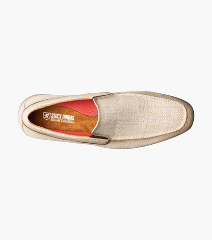 Stacy Adams RIDGELY Moc Toe Slip On Natural by Stacy Adams Shoes