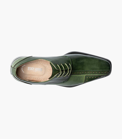 Stacy Adams PALMENTO Modified Cap Toe Oxford Green Multi by Stacy Adams Shoes