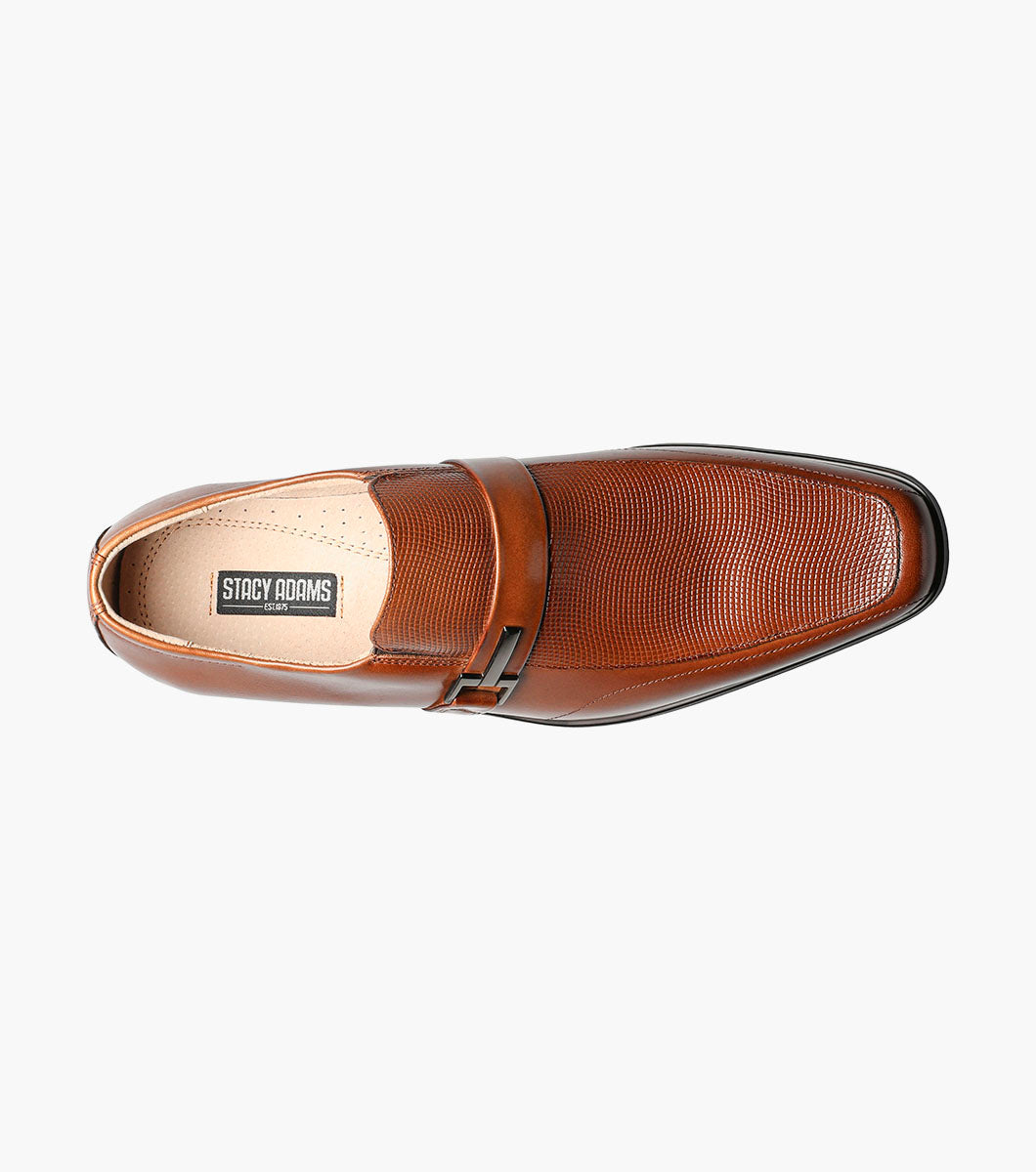 Stacy Adams BEAU Moc Toe Loafer Cognac by Stacy Adams Shoes
