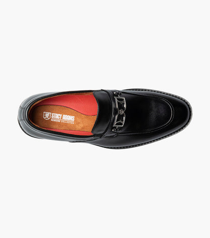 Stacy Adams BOYD Moc Toe Bit Slip On Black by Stacy Adams Shoes