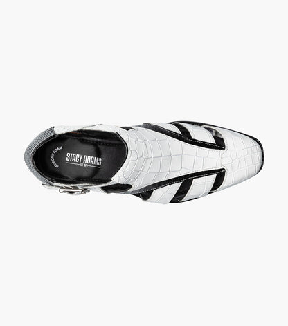 Stacy Adams CALANDRO City Sandal Black w/White by Stacy Adams Shoes
