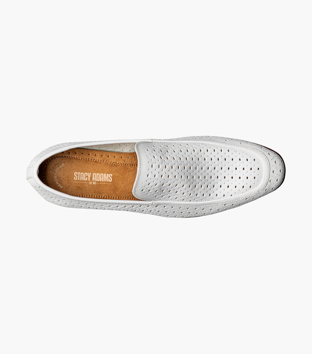 Stacy Adams WINDEN Moc Toe Perf Slip On by Stacy Adams Shoes