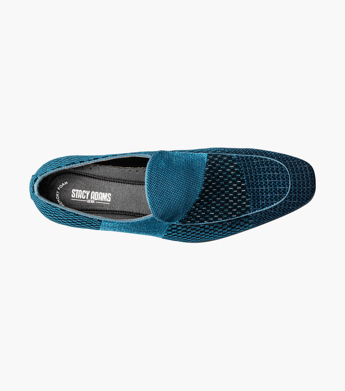 Stacy Adams SHAPSHAW Velour Moc Toe Slip On by Stacy Adams Shoes