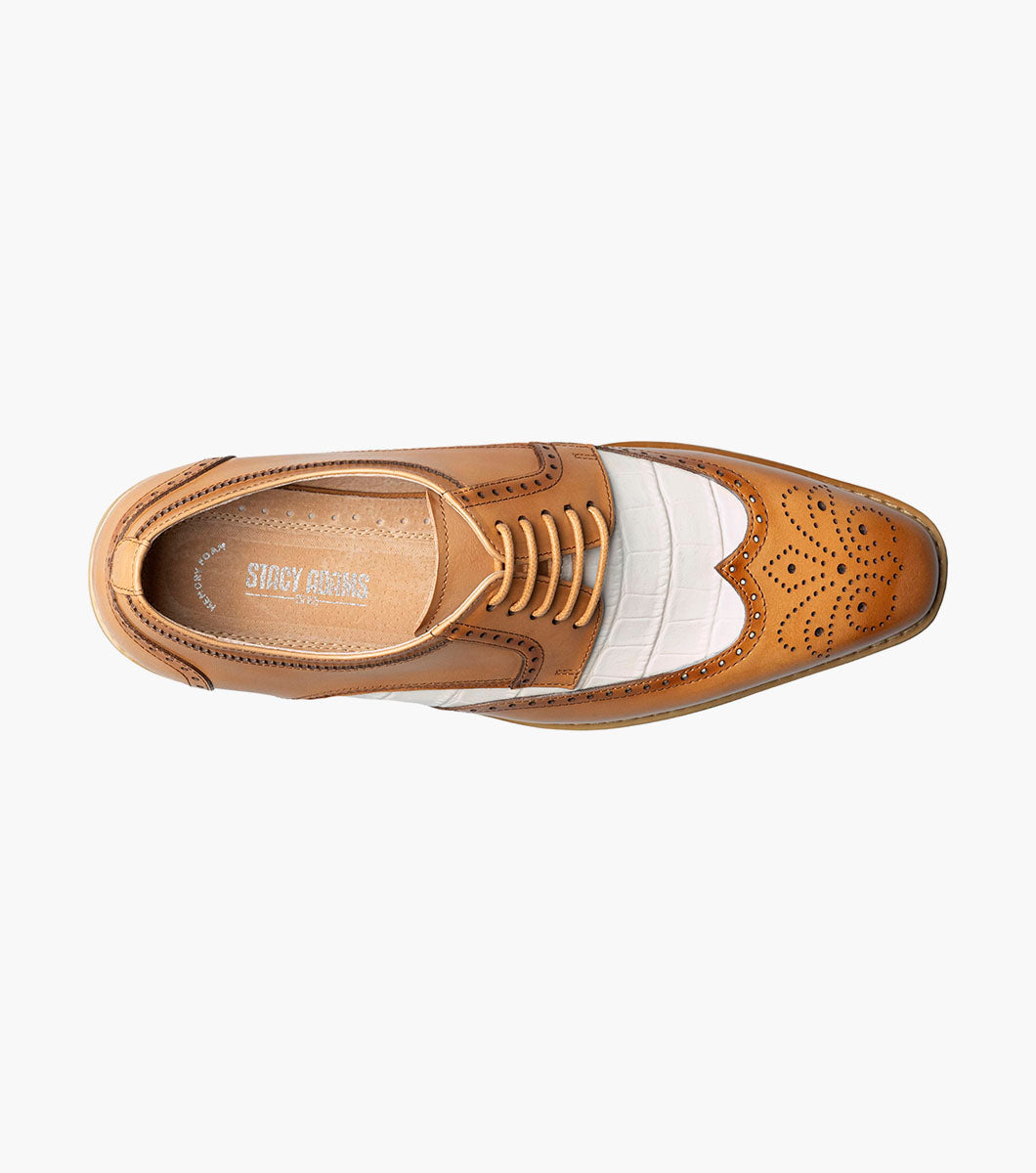 Stacy Adams BEAUMONT Wingtip Oxford Natural Multi by Stacy Adams Shoes