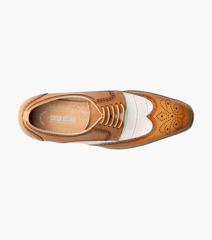 Stacy Adams BEAUMONT Wingtip Oxford Natural Multi by Stacy Adams Shoes