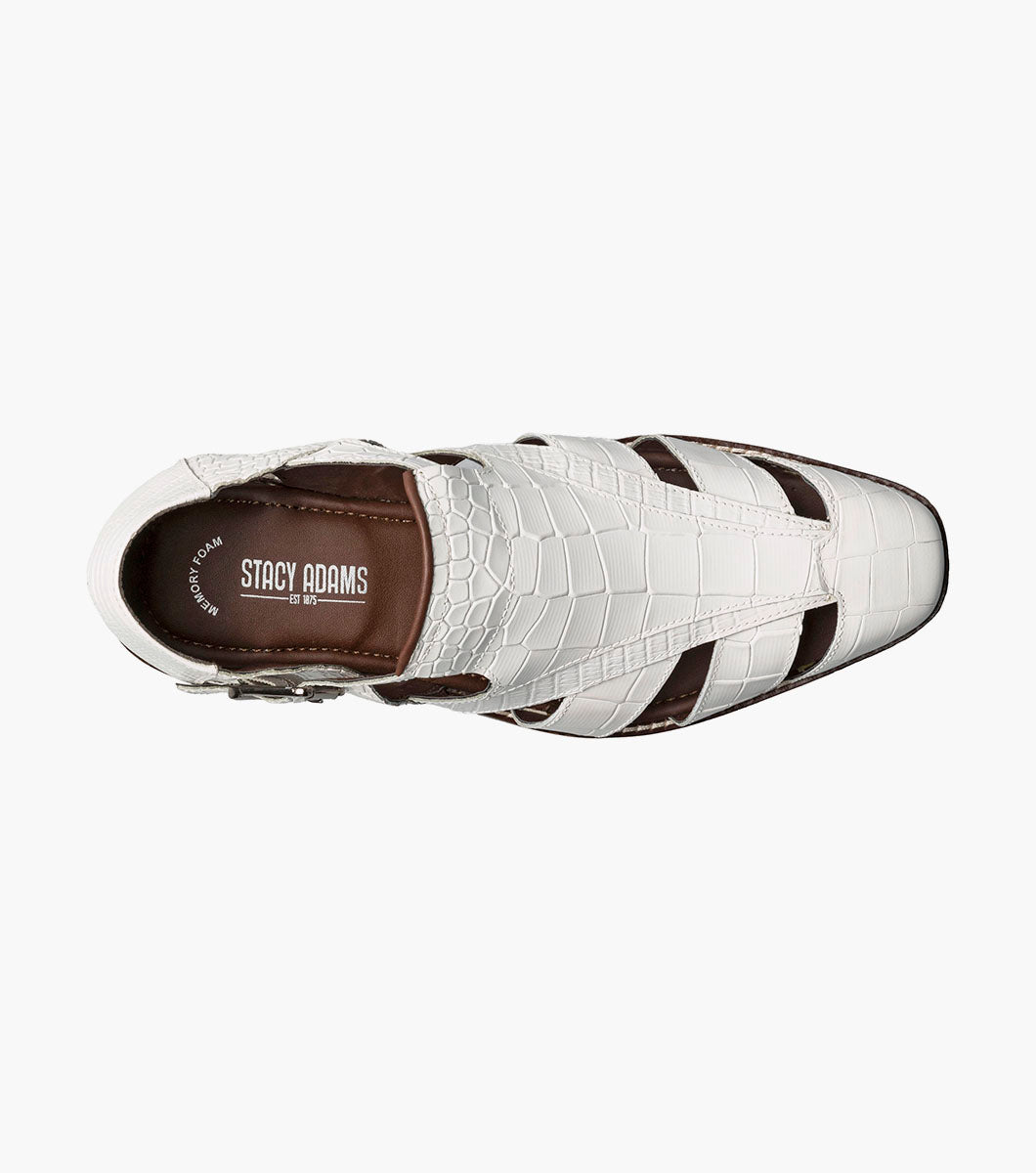 Stacy Adams CALANDRO City Sandal White by Stacy Adams Shoes