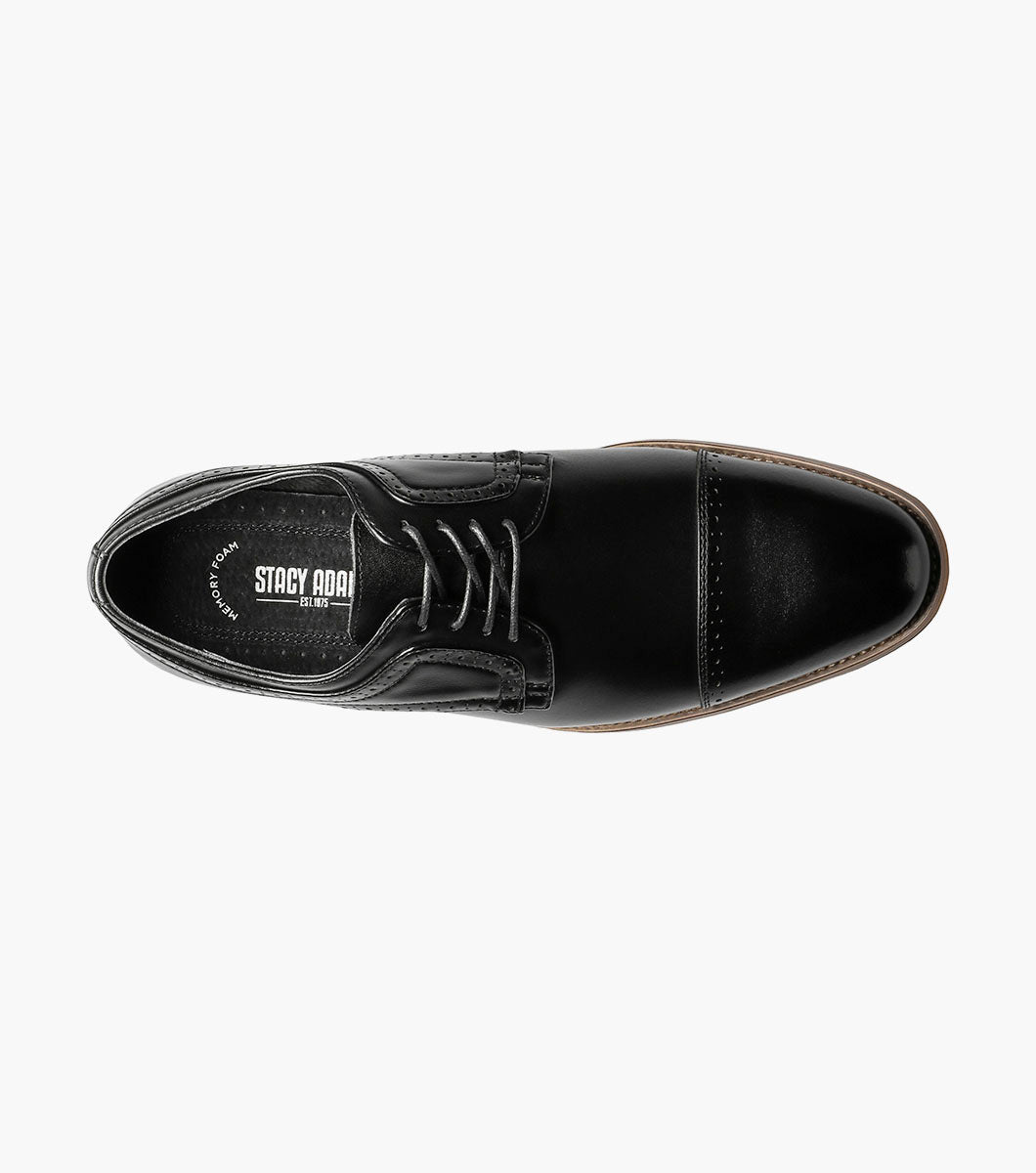 Stacy Adams DICKINSON Cap Toe Oxford Black by Stacy Adams Shoes