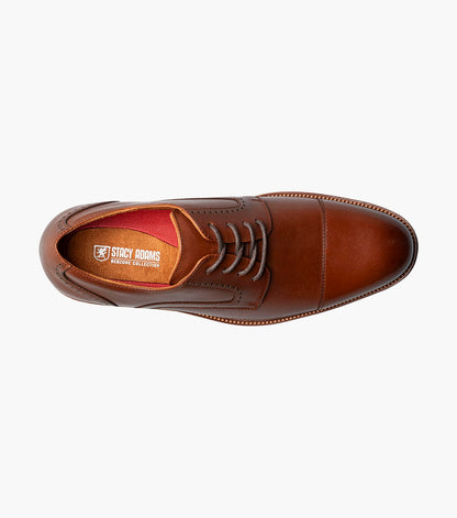 Stacy Adams WESBRIDGE Cap Toe Oxford Chocolate by Stacy Adams Shoes