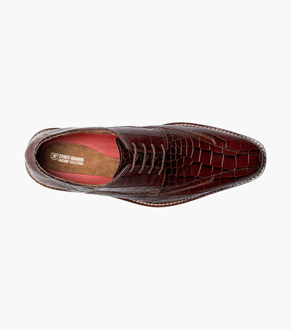 Stacy Adams GABARDO Bike Toe Oxford Cognac by Stacy Adams Shoes