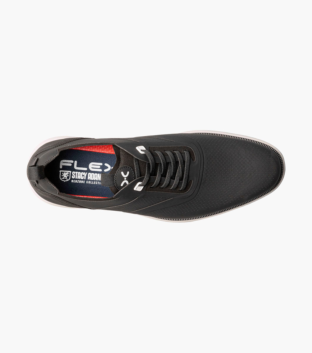 Stacy Adams Everidge Plain Toe Elastic Lace Up by Stacy Adams Shoes