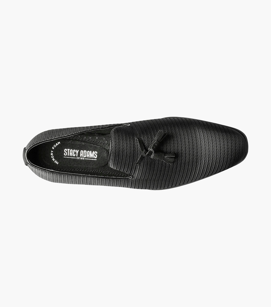 Stacy Adams Tazewell Plain Toe Tassel Slip On by Stacy Adams Shoes