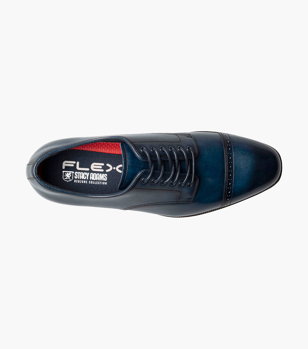 Stacy Adams WILLIAM Cap Toe Oxford Navy by Stacy Adams Shoes