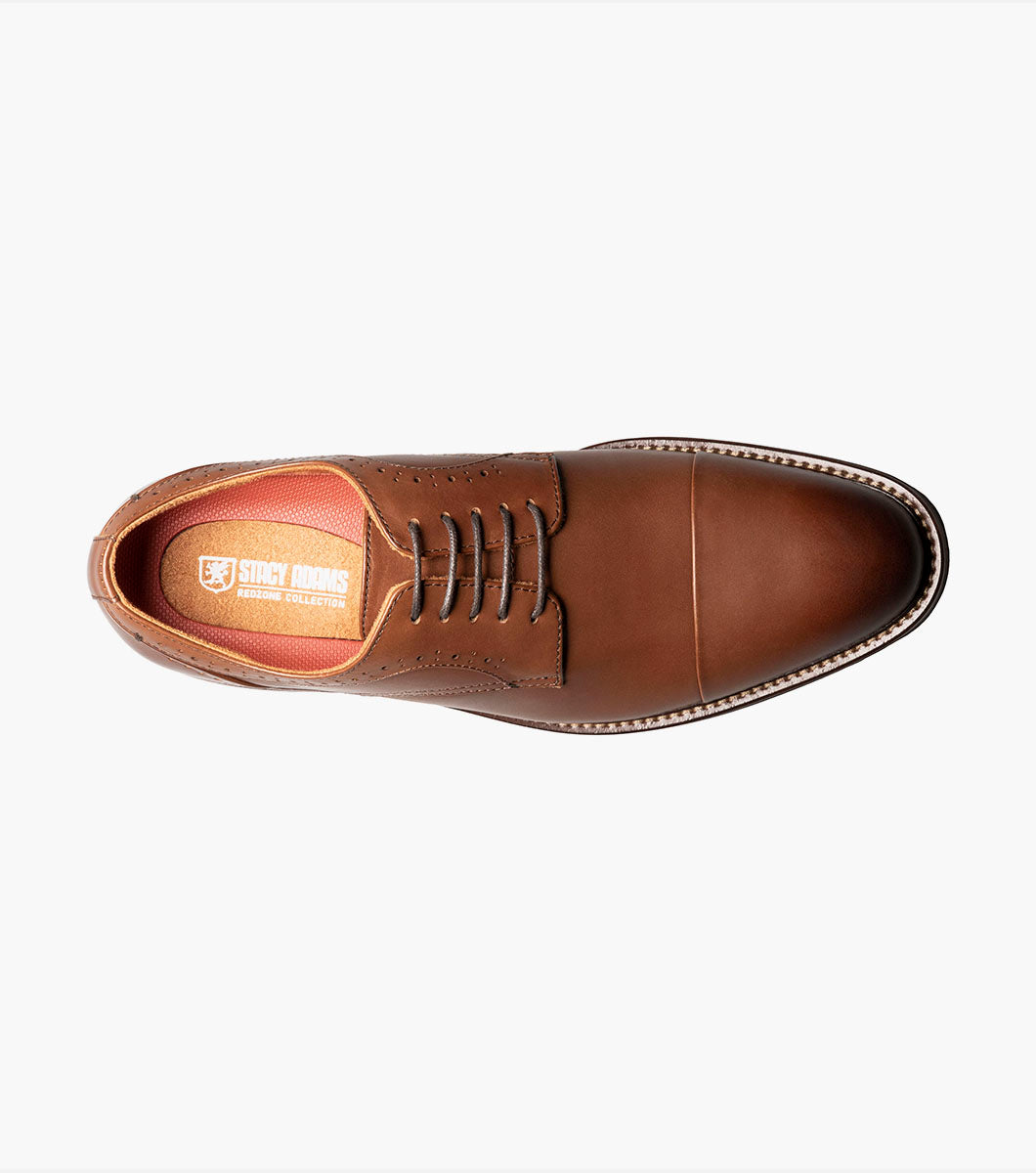 Stacy Adams MADDOX Cap Toe Oxford Chocolate by Stacy Adams Shoes