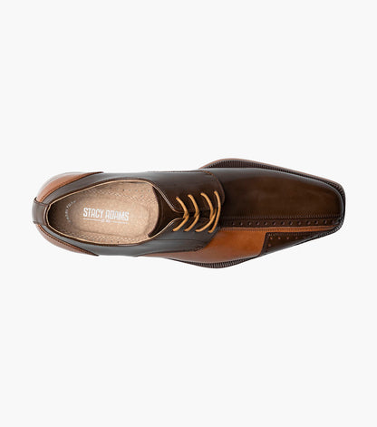 Stacy Adams PALMENTO Modified Cap Toe Oxford Brown Multi by Stacy Adams Shoes