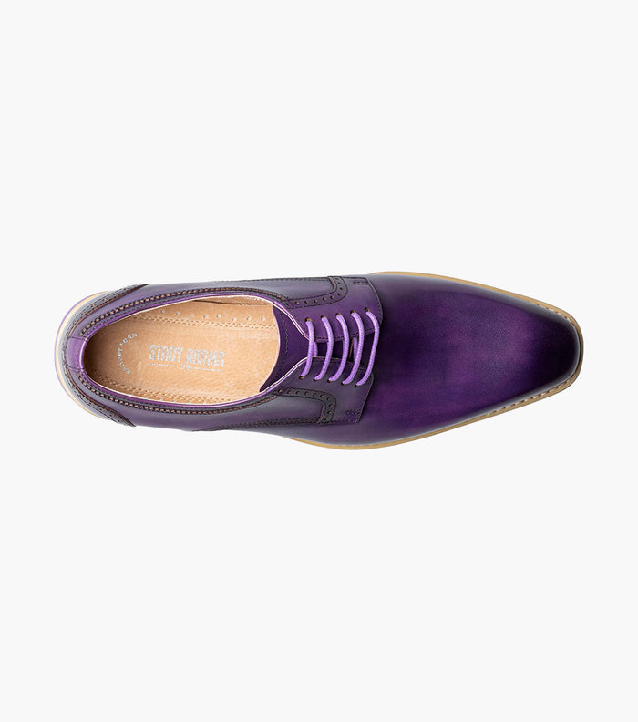 Stacy Adams BARRINGER Plain Toe Oxford Purple by Stacy Adams Shoes