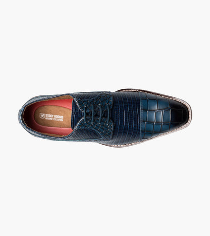 Stacy Adams TEDESCO Cap Toe Oxford Blue by Stacy Adams Shoes