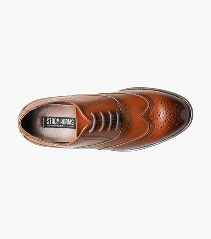 Stacy Adams Kids Dunbar Wingtip Oxford by Stacy Adams Shoes