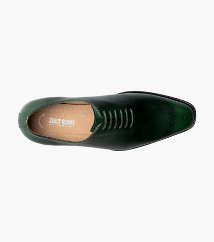 Stacy Adams HALLQUIST Plain Toe Oxford Green by Stacy Adams Shoes