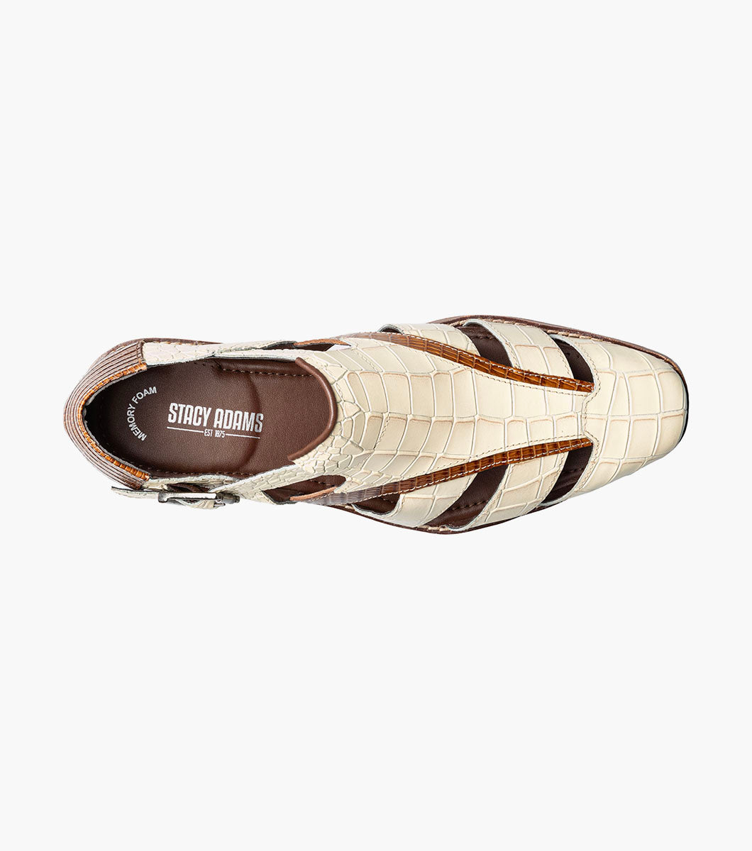 Stacy Adams CALANDRO City Sandal Ivory Multi by Stacy Adams Shoes