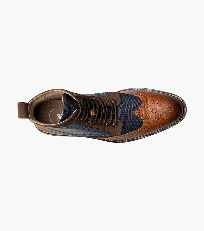 Stacy Adams Finnegan Wingtip Lace Up Boot by Stacy Adams Shoes
