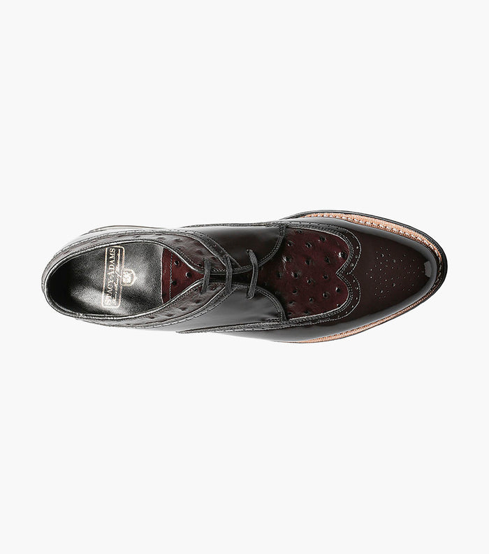 Stacy Adams Dayton Ostrich Wingtip Oxford by Stacy Adams Shoes