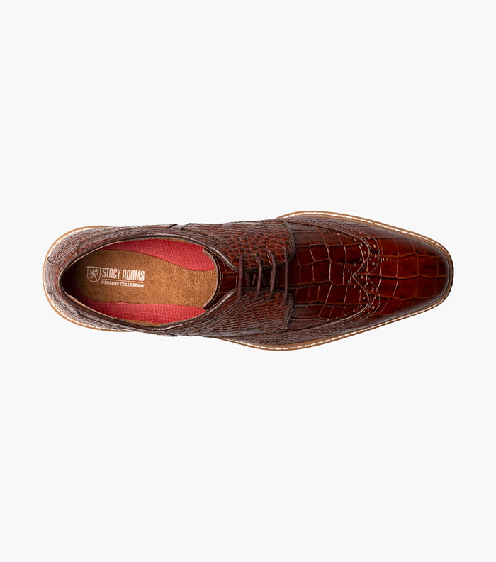 Stacy Adams ALARIO Wingtip Oxford Cognac by Stacy Adams Shoes